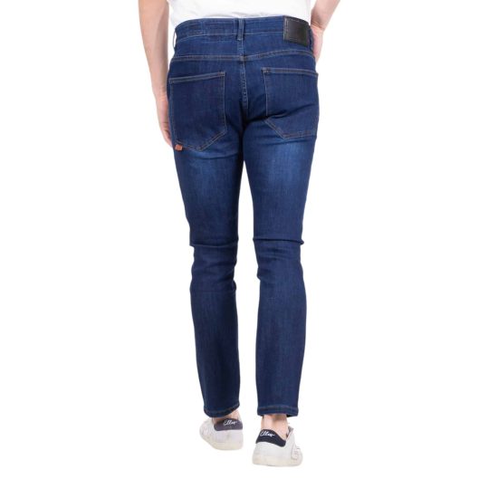 JEANS HOMBRE SKINNY TIRO MEDIO DARK BLUE L34 ELLUS - Imagen 2