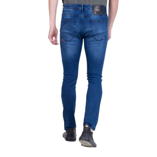 JEANS HOMBRE NEW SLIM TIRO MEDIO DARK BLUE L33 ELLUS - Imagen 2