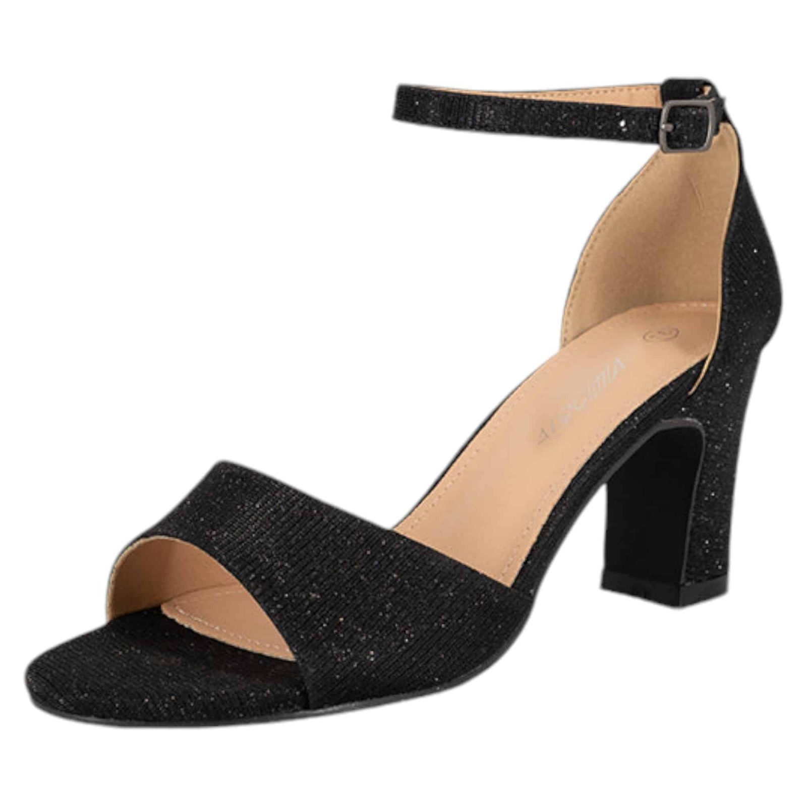 SANDALIA MUJER 3071-02 NEGRO ALQUMIA - Imagen 2