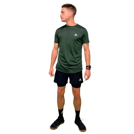 POLERA SOFT DRY HOMBRE VERDE KONKO - Imagen 3
