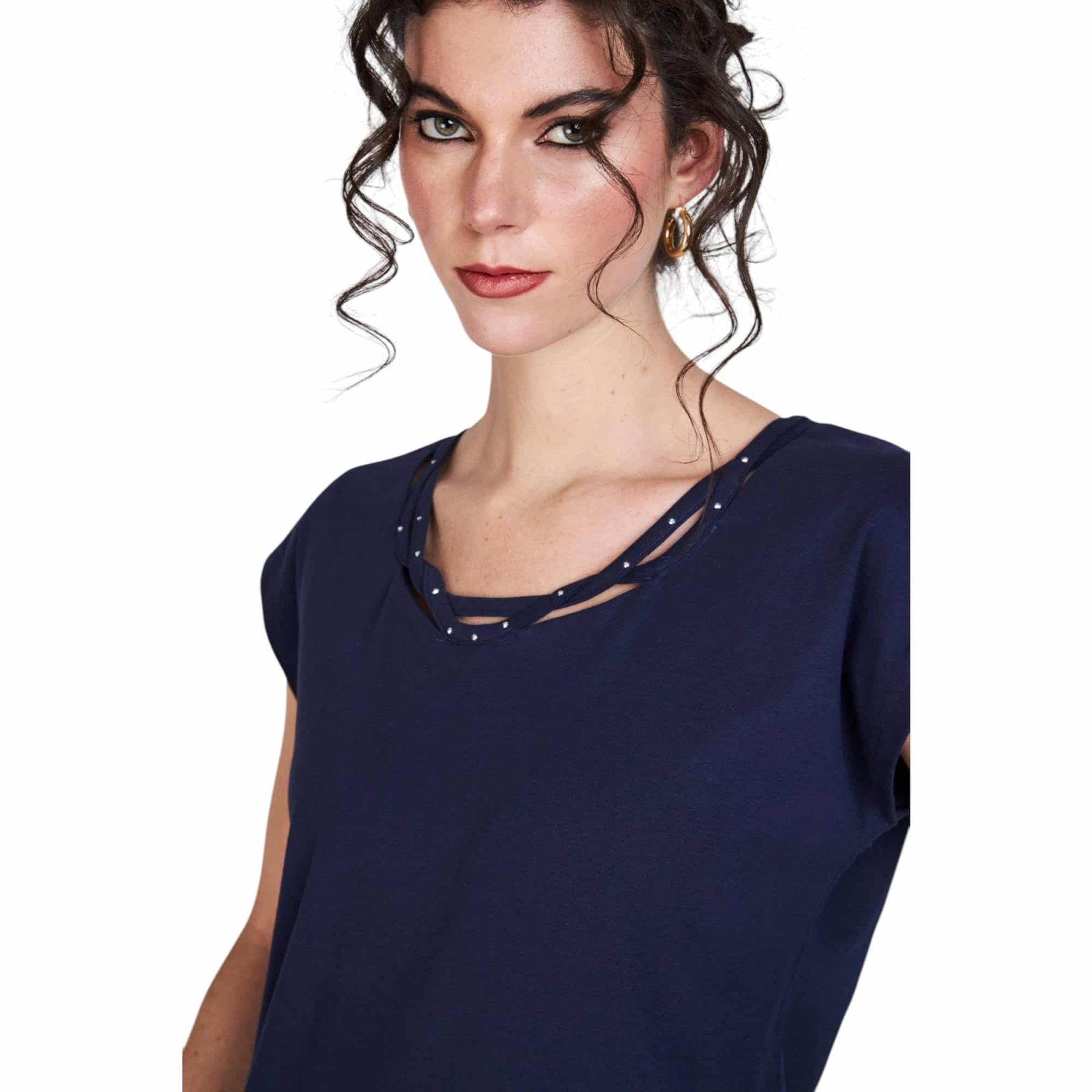 POLERA BERNARDITA AZUL MARINO ECLIPSE - Imagen 3