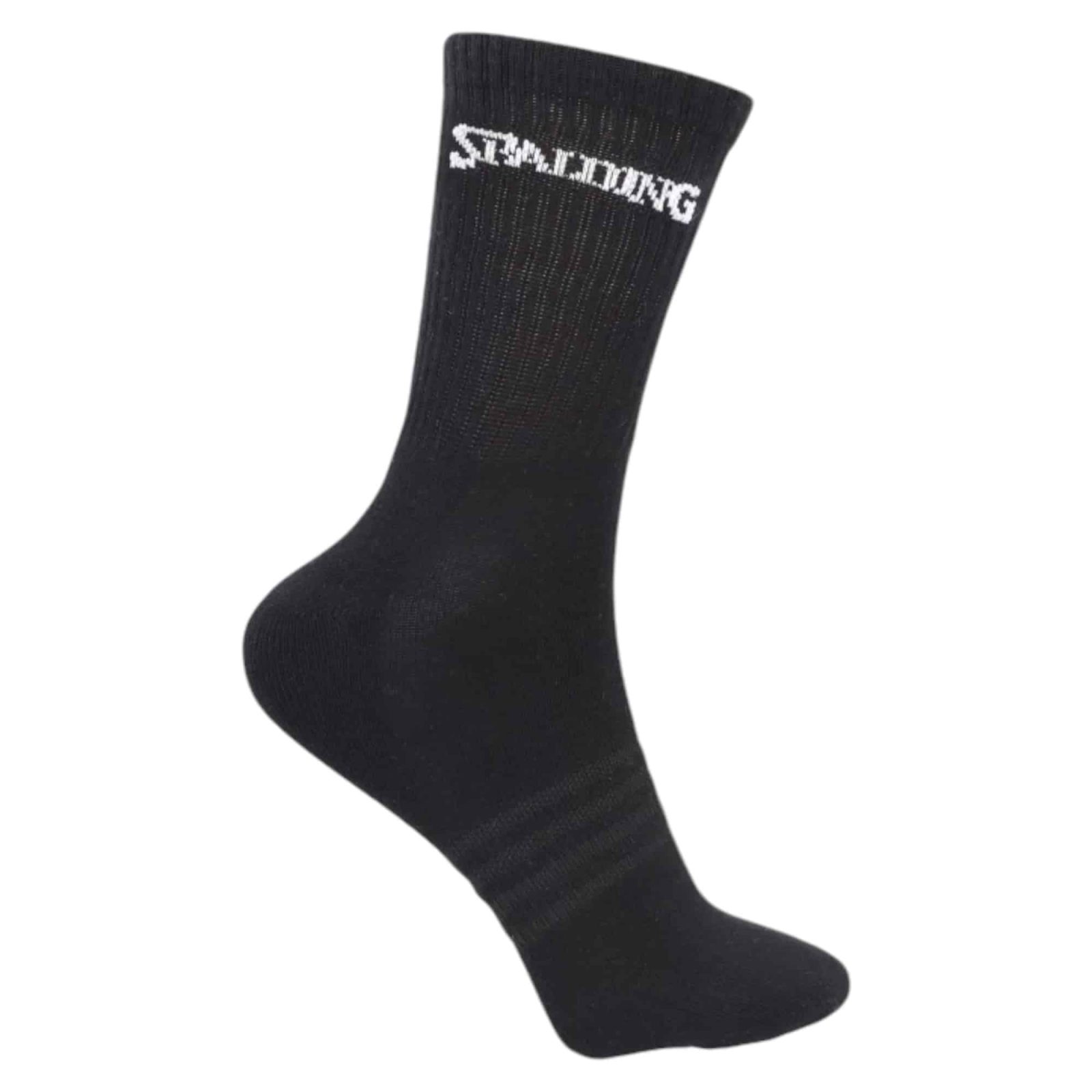 TRIPACK CALCETINES MEDIOS NEGRO SPALDING SPSTMEN003 - Imagen 3