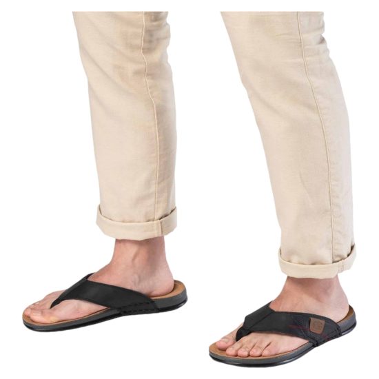 SANDALIA HOMBRE TEXAS ALICANTE NEGRO GUANTE - Imagen 5