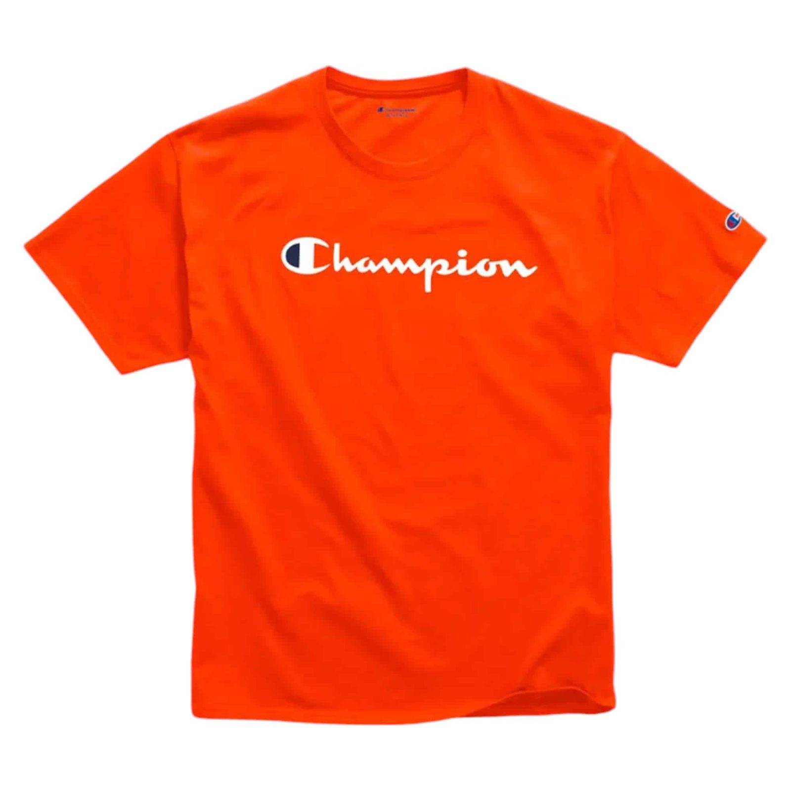 POLERA HOMBRE CHAMPION CLÁSICA NARANJA - Imagen 3