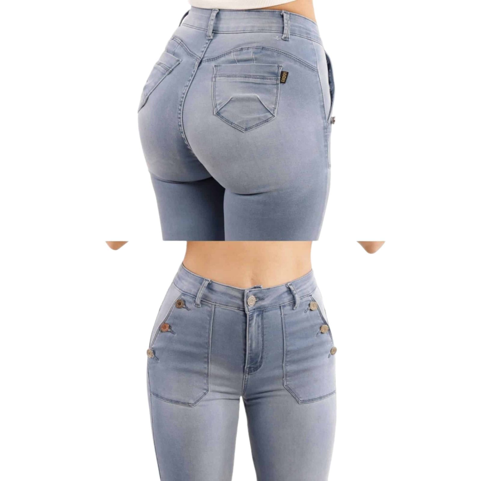 JEANS LORETTA PALAZZO LIGHT BLUE DIVINE - Imagen 3