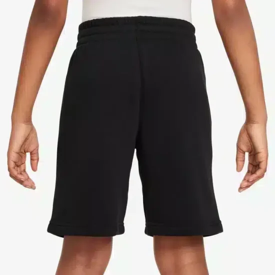 SHORT KIDS NSW CLUB FLEECE BLACK NIKE - Imagen 2