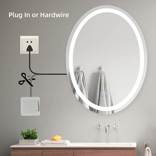 ESPEJO OVAL TOUCH MURO SORENTO - Imagen 2