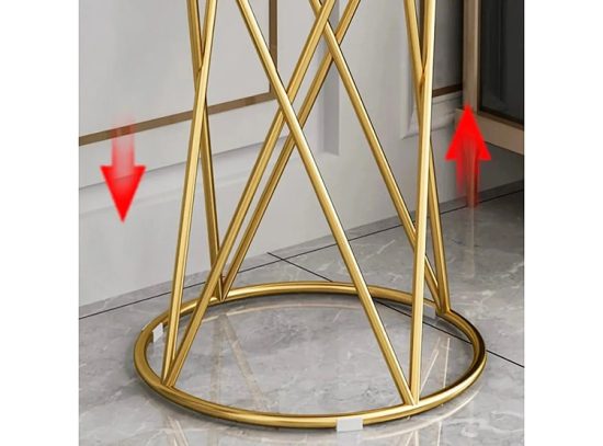 MESA GOLD MARMOL FASHION 70CM 073590 SORENTO - Imagen 3