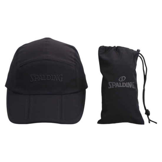 GORRO PLEGABLE CON BOLSA NEGRO SPALDING - Imagen 3