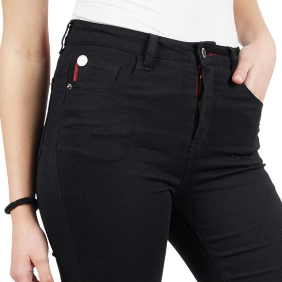 JEANS MUJER JESS BLACK TIRO ALTO ELLUS - Imagen 2