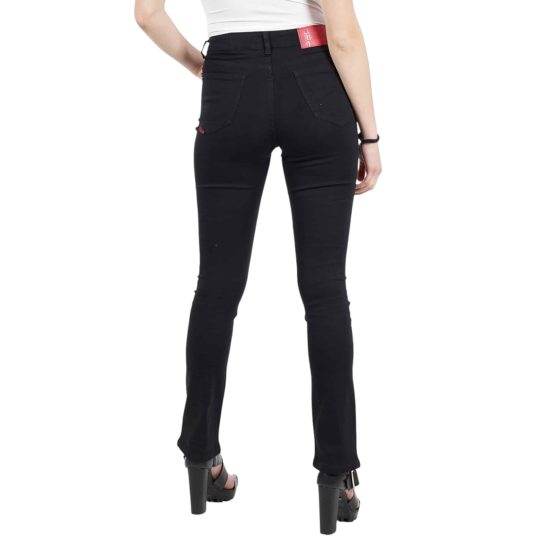 JEANS MUJER JESS BLACK TIRO ALTO ELLUS - Imagen 3