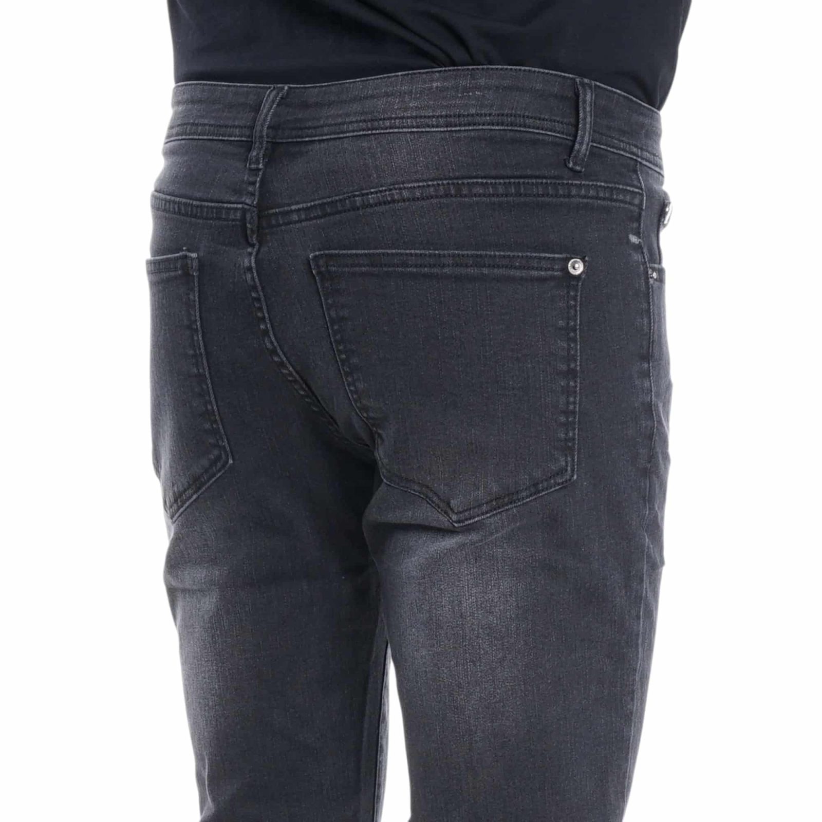 JEANS HOMBRE SLIM TIRO MEDIO BLACK FIVE POCKETS BASIC ELLUS - Imagen 3