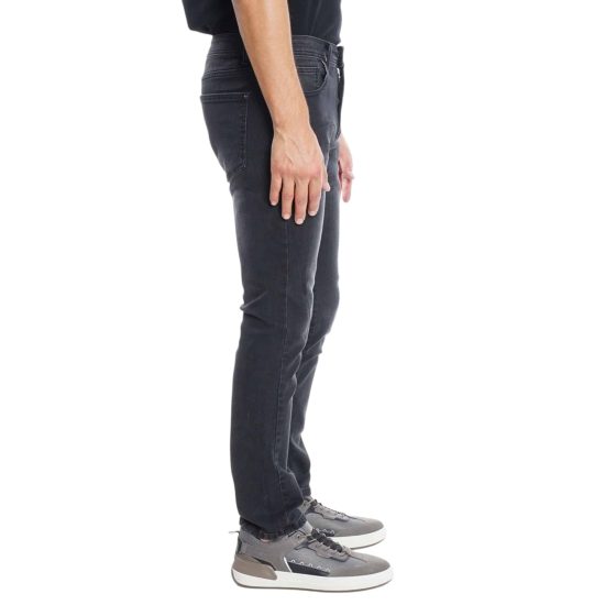 JEANS HOMBRE SLIM TIRO MEDIO BLACK FIVE POCKETS BASIC ELLUS - Imagen 5