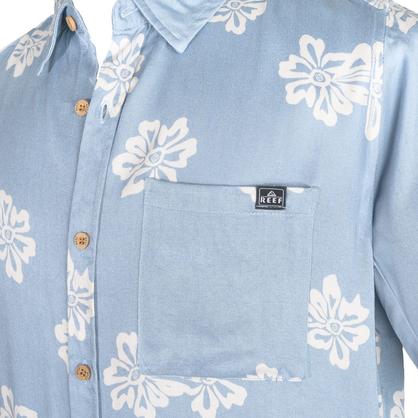 CAMISA HOMBRE MC 43 AZUL CLARO REEF - Imagen 3