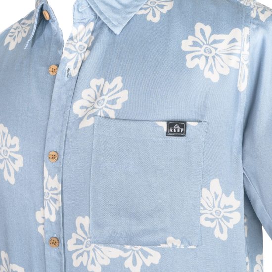 CAMISA HOMBRE MC 43 AZUL CLARO REEF - Imagen 3