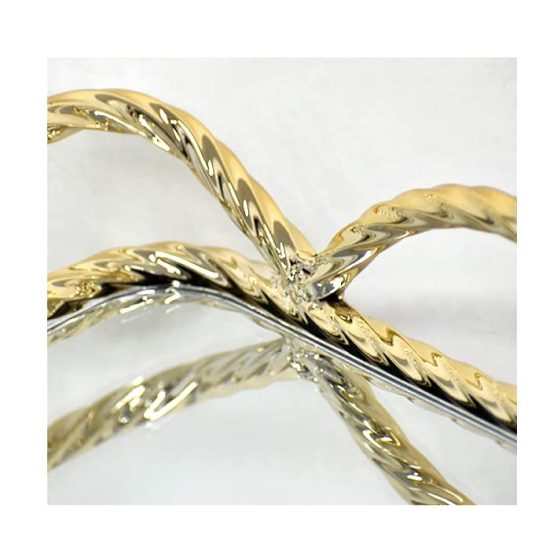 SET 2 BANDEJAS MIRROR GOLD 37 CM MSA - Imagen 5