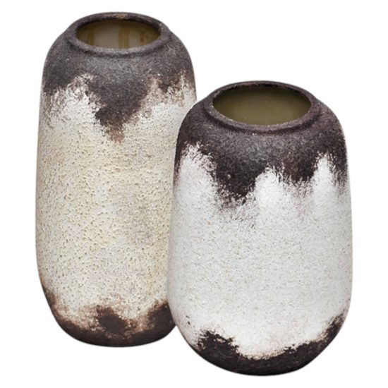 FLORERO CERAMICA TIERRA 25 CM MSA - Imagen 2