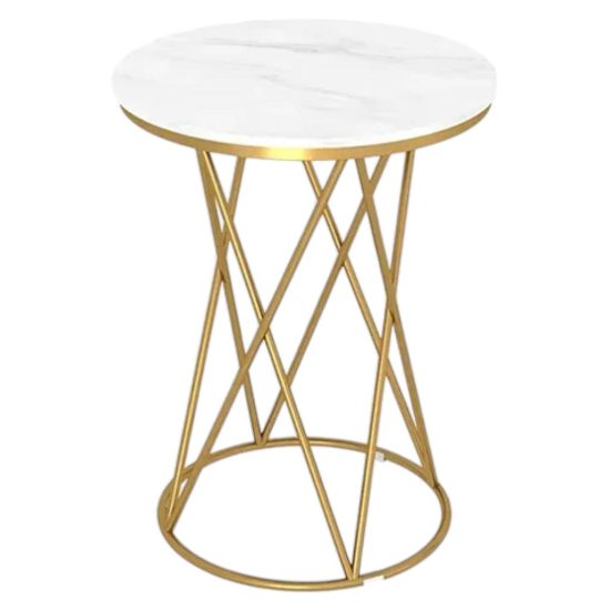 MESA GOLD MARMOL FASHION 70CM 073590 SORENTO