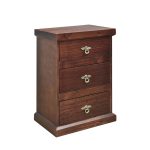 VELADOR 3 CAJONES MAXI CARAMELO MSA