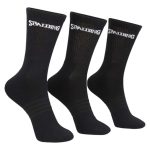 TRIPACK CALCETINES MEDIOS NEGRO SPALDING SPSTMEN003