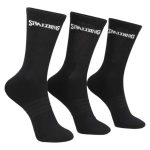 TRIPACK CALCETINES MEDIOS NEGRO SPALDING