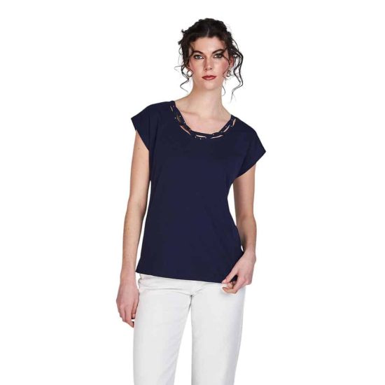 POLERA BERNARDITA AZUL MARINO ECLIPSE