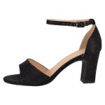 SANDALIA MUJER 3071-02 NEGRO ALQUMIA