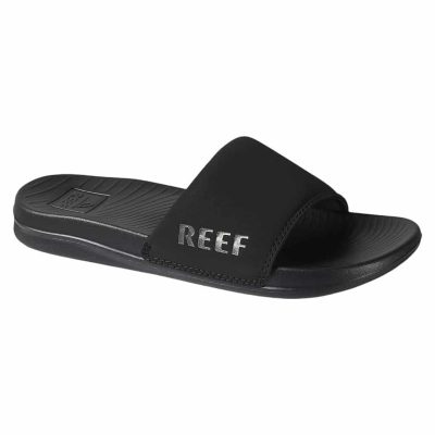 SANDALIA MUJER ONE SLIDE BLACK SILVER REEF