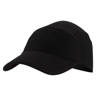 GORRO PLEGABLE CON BOLSA NEGRO SPALDING