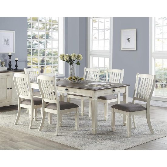 JUEGO COMEDOR VERMONT 6 SILLAS MSA