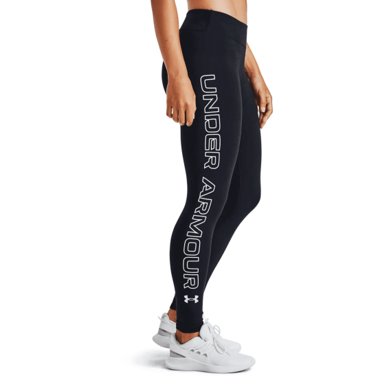 CALZA MUJER FAVORITE WORDMARK BLACK UNDER ARMOUR - Imagen 3