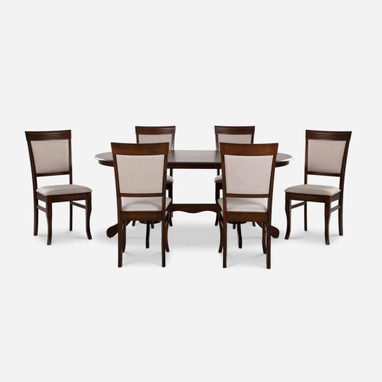 JUEGO COMEDOR MICHIGAN 6 SILLAS CIC - Imagen 2