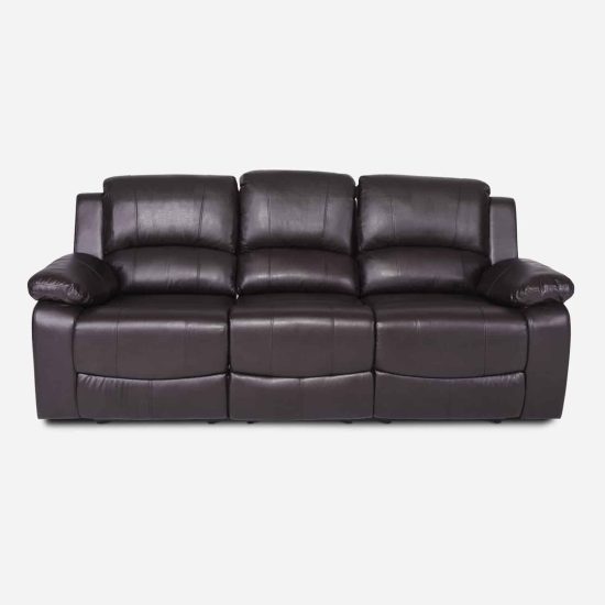SOFA ANDALUCIA RECLINABLE 3 CUERPOS CHOCOLATE CIC - Imagen 4