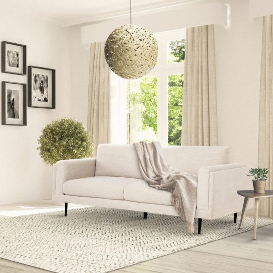 SOFA 3 CUERPOS MARIA REPREVE BEIGE CIC - Imagen 2