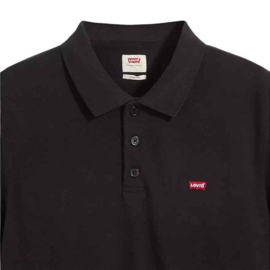 POLERA HOMBRE PIQUE NEGRO HOUSEMARK LEVIS - Imagen 3