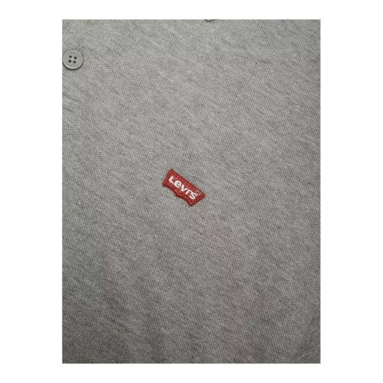 POLERA HOMBRE POLEVIS GREY HEATHER LEVIS - Imagen 5