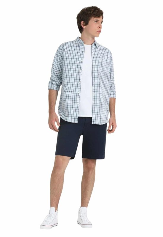 CAMISA HOMBRE SIG 2.0 WOVEN BOATYARD NAVY DOCKERS - Imagen 3