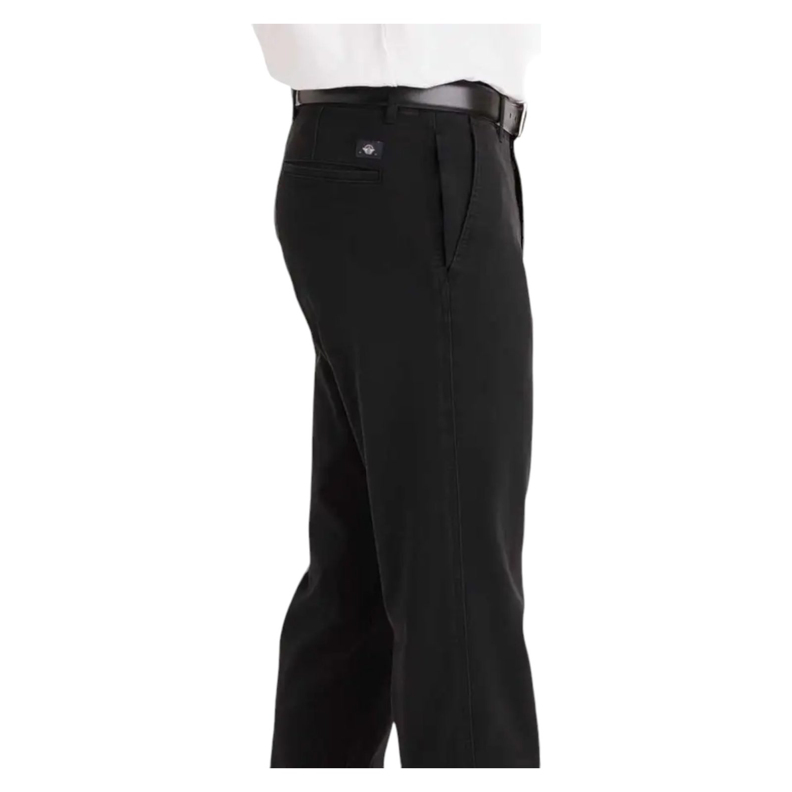PANTALON HOMBRE ALPHA CHINO SLIM BLACK DOCKERS - Imagen 2