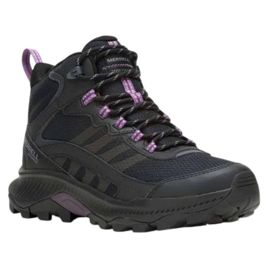 BOTIN MUJER SPEED STRIKE 2 MID WP BLACK MERRELL - Imagen 2