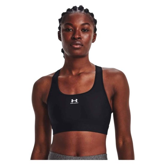 Peto Mujer HeatGear Mid Black Under Armour - Imagen 3
