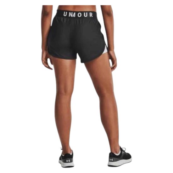 Short Mujer Play Up 13 cm Gris Under Armour - Imagen 4