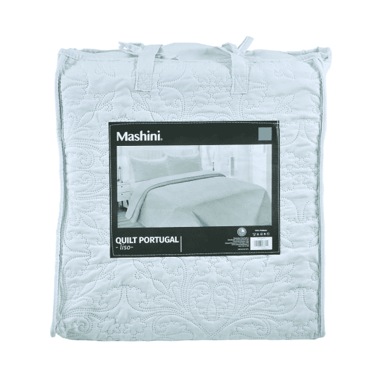 QUILT MF 1.5 P PORTUGAL VERDE AGUA MASHINI - Imagen 2