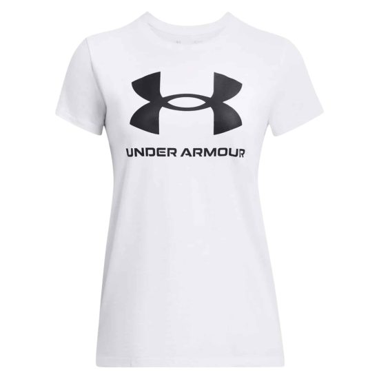 Polera Mujer MC Sportstyle Graphic White Under Armour - Imagen 3