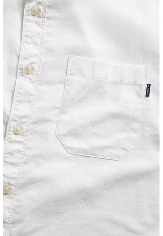 CAMISA MC HOMBRE SS CASUAL LUCENT WHITE SLUB DOCKERS - Imagen 3