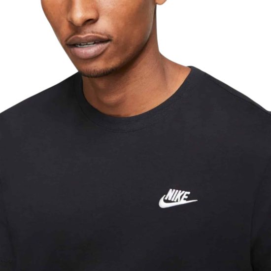 POLERA HOMBRE SPORTSWEAR CLUB BLACK NIKE - Imagen 3