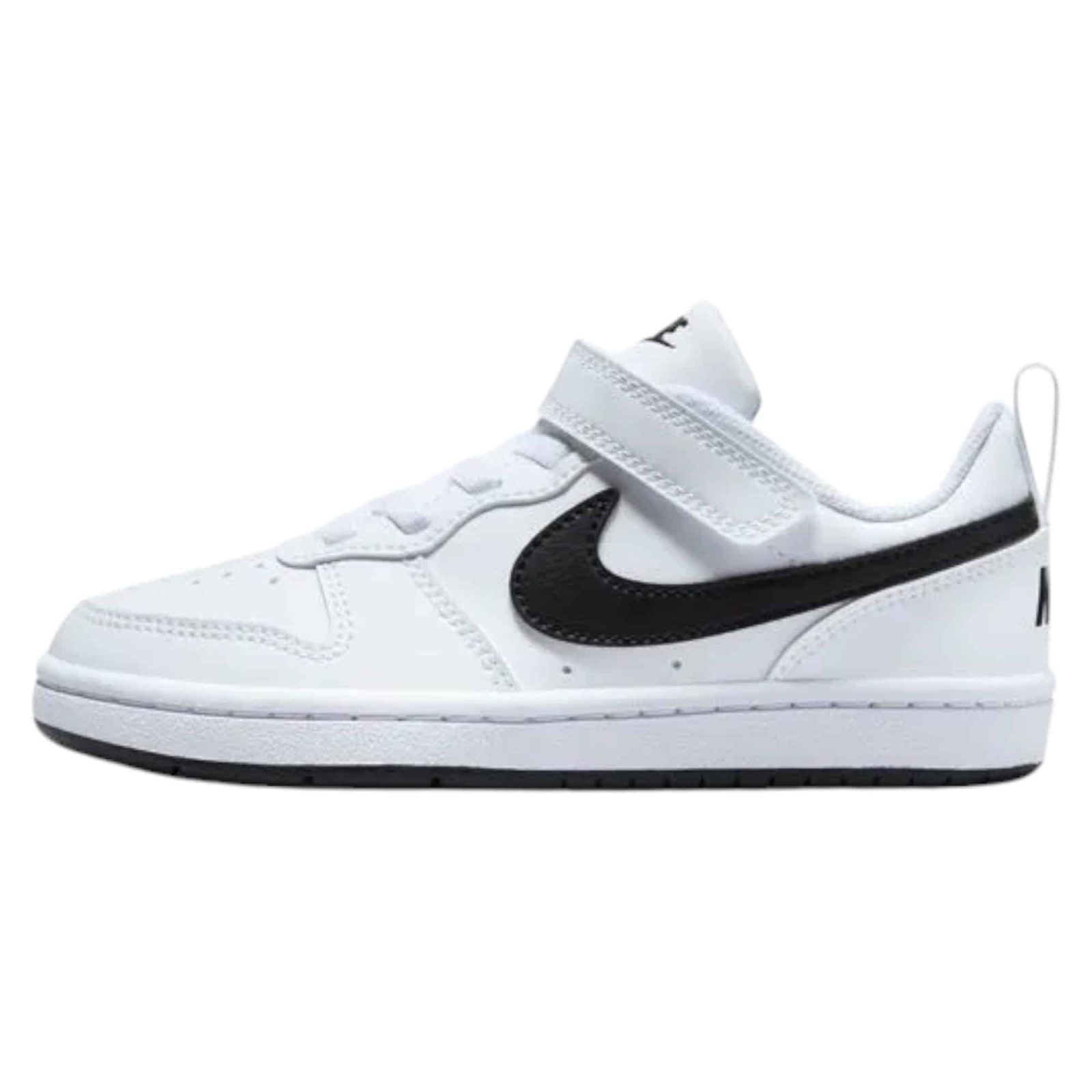 ZAPATILLA KIDS COURT BOROUGH LOW PS WHITE/BLACK NIKE - Imagen 9