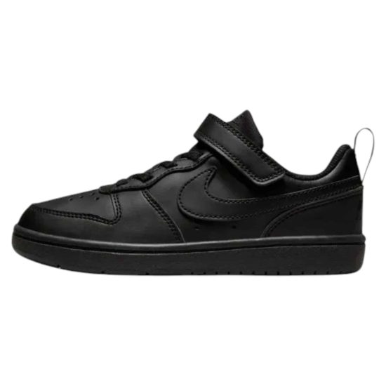 ZAPATILLA KIDS COURT BOROUGH LOW RECRAFT BLACK/BLACK NIKE - Imagen 2