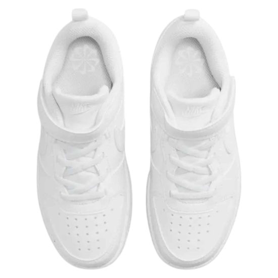ZAPATILLA KIDS COURT BOROUGH LOW RECRAFT WHITE/WHITE NIKE - Imagen 2
