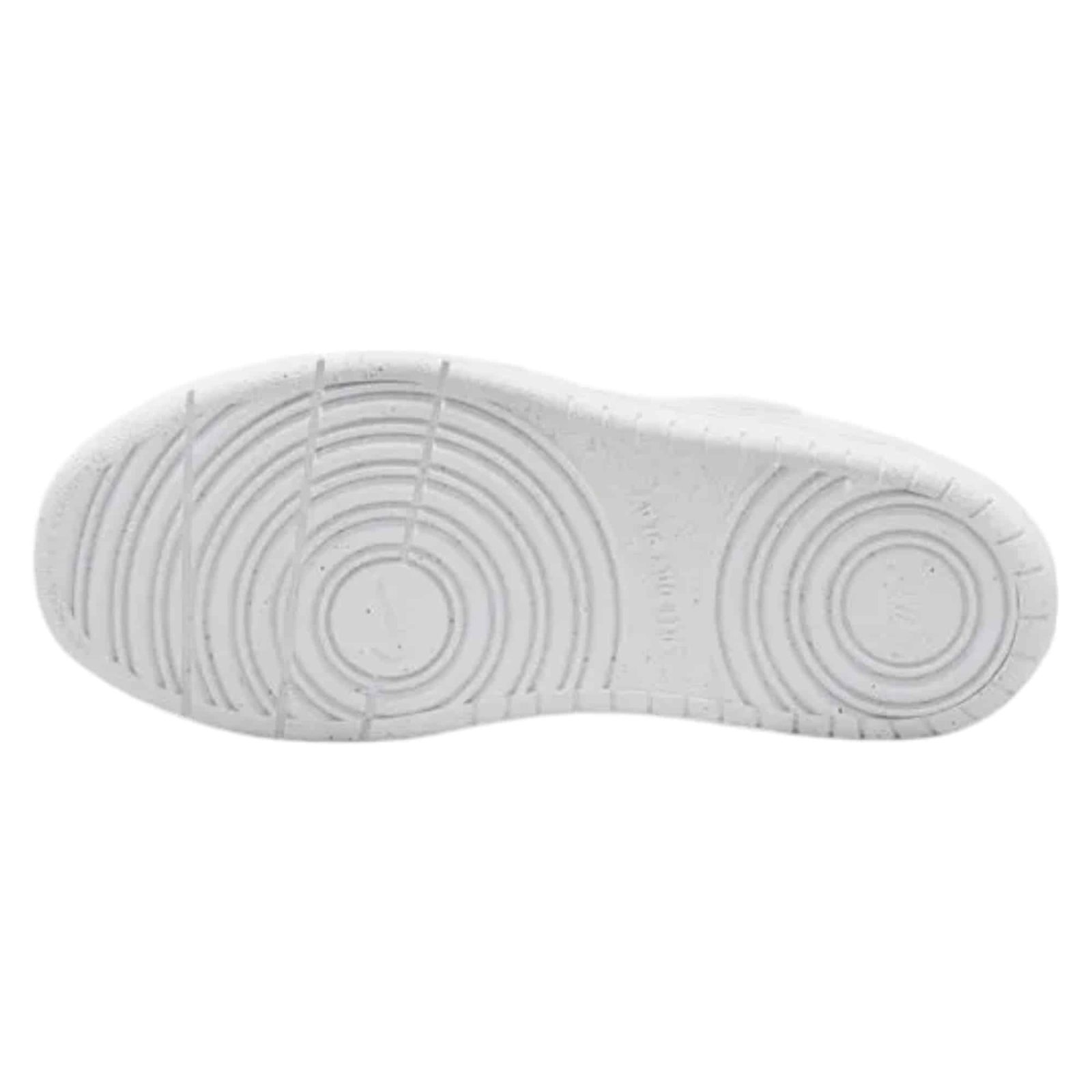 ZAPATILLA KIDS COURT BOROUGH LOW RECRAFT WHITE/WHITE NIKE - Imagen 4