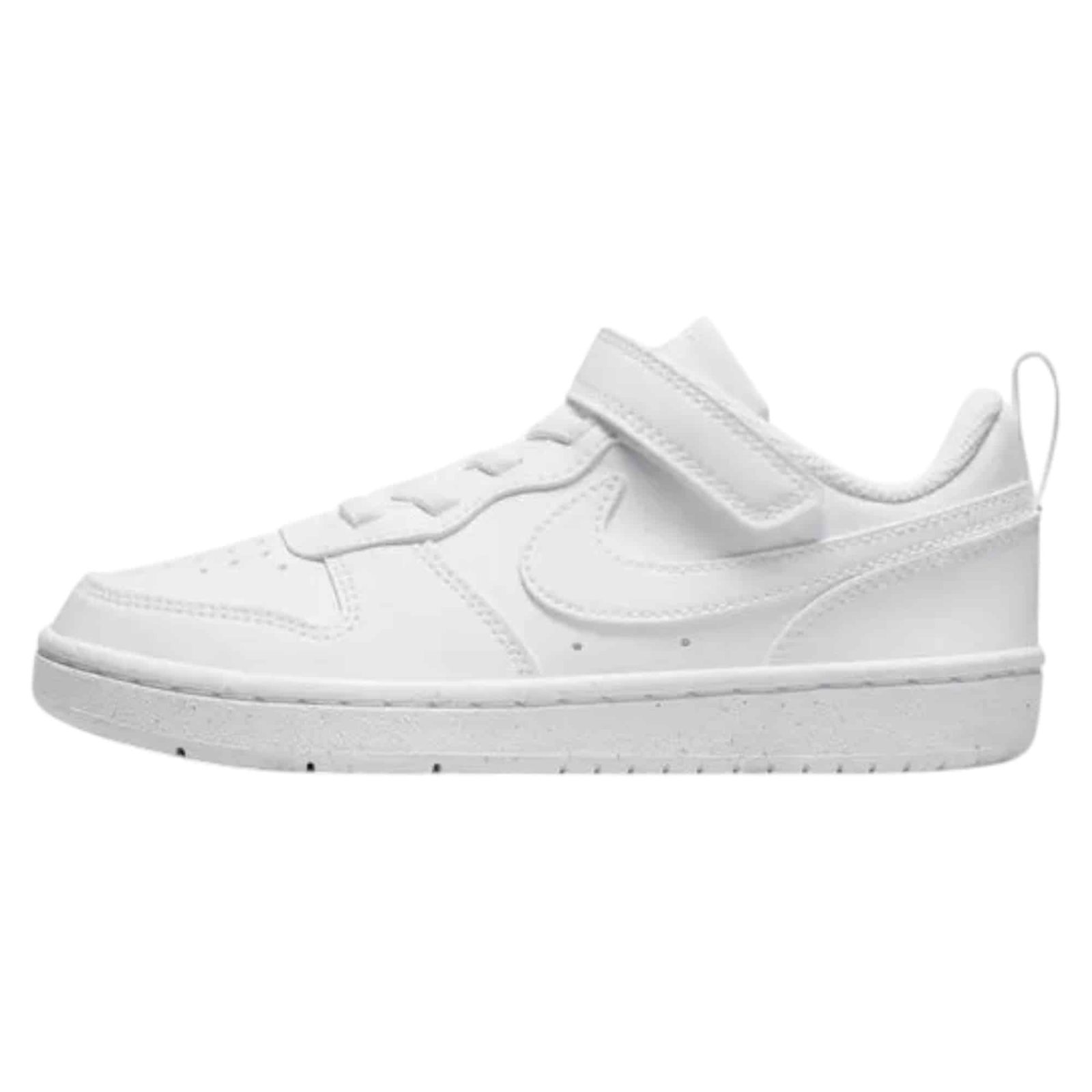 ZAPATILLA KIDS COURT BOROUGH LOW RECRAFT WHITE/WHITE NIKE - Imagen 5